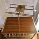 Vinyl serving trolley