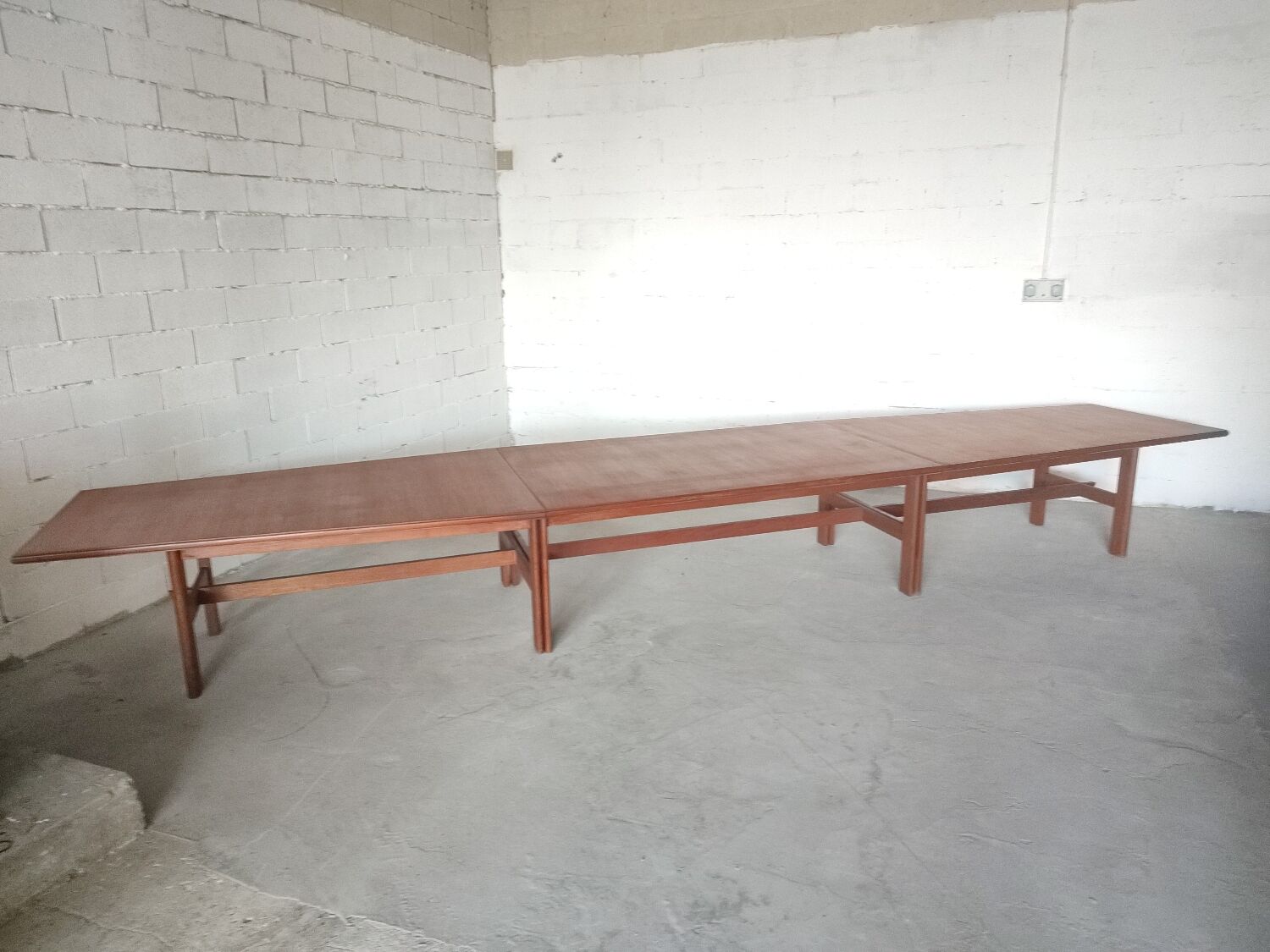 Vintage teak conference table