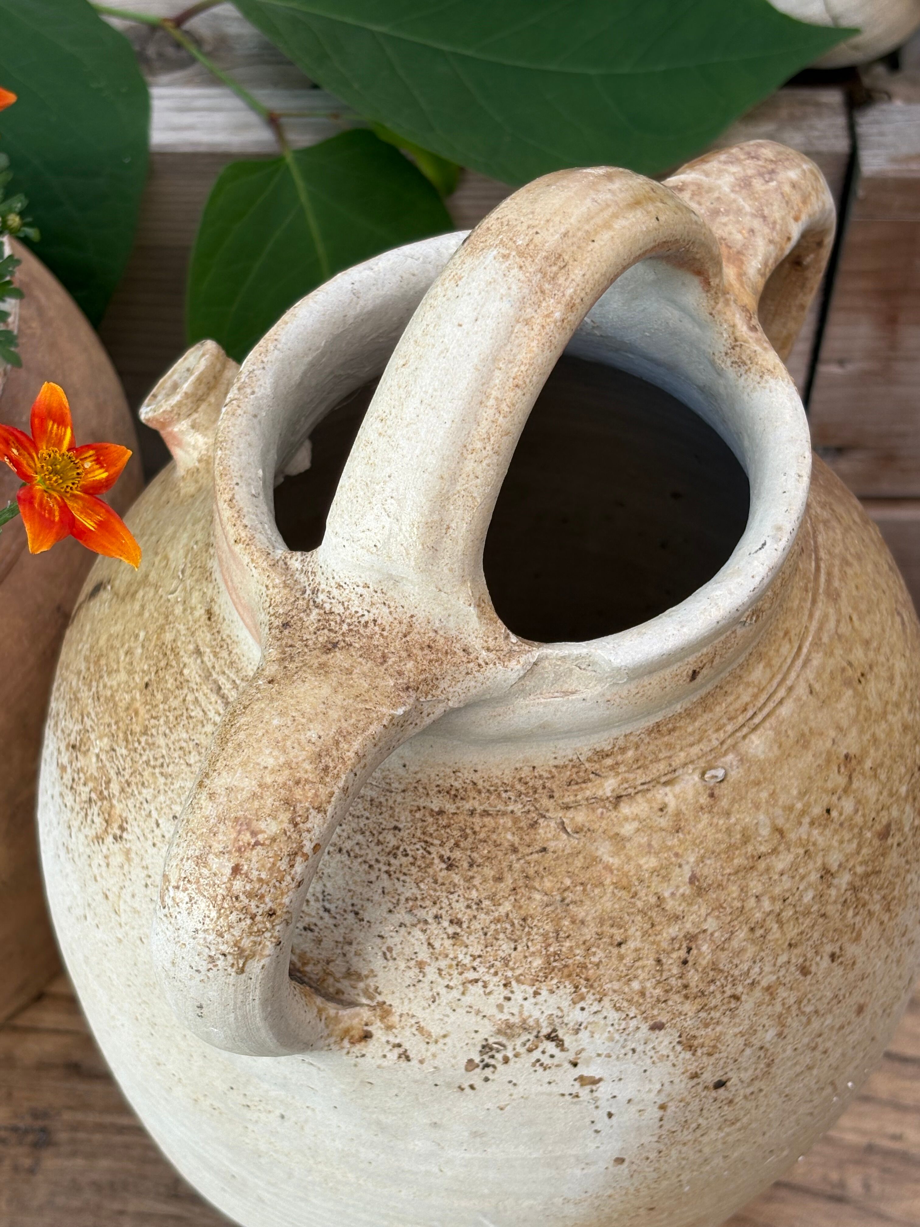 Ancient terracotta jar