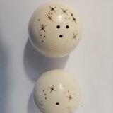 Salt and Pepper Shape Ball Decorating Stars For Christmas Table