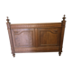 Antique oak headboard