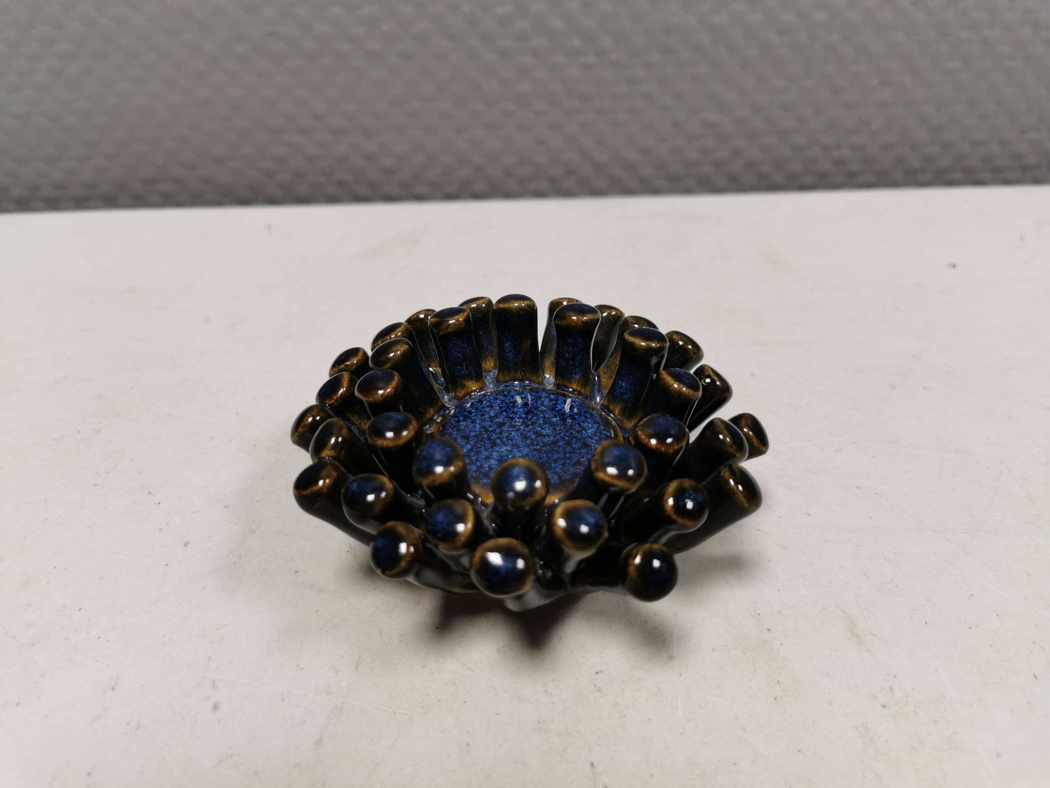 Small ceramic candlestick (for tea lights), Denmark 1970s.