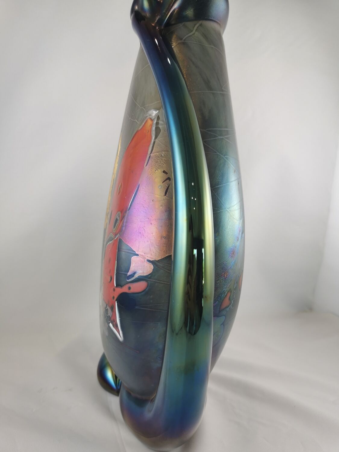 "Cord foot" vase, signed Robert Pierini, 1990s