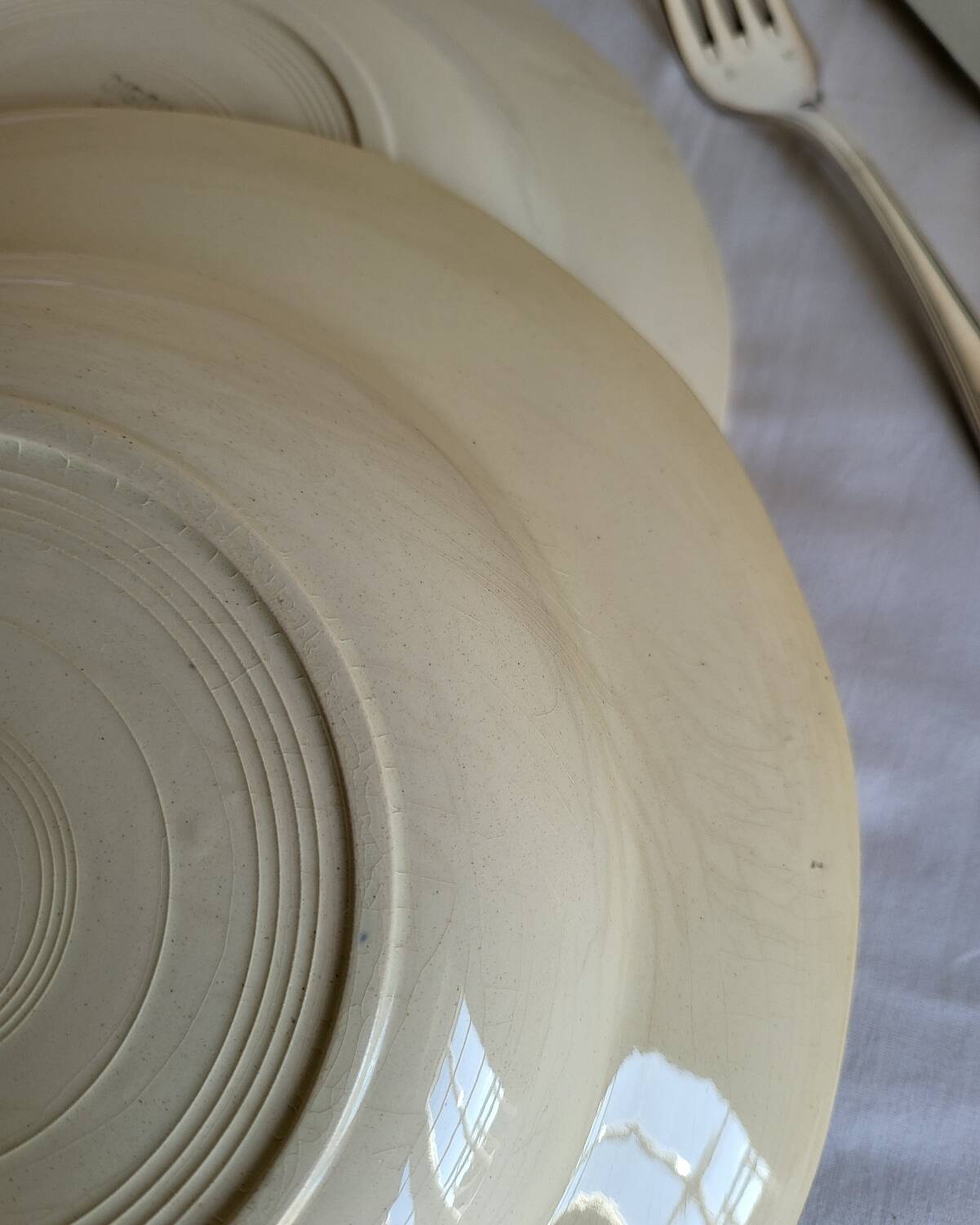 7 vintage deep plates in earthenware from Digoin Sarreguemines