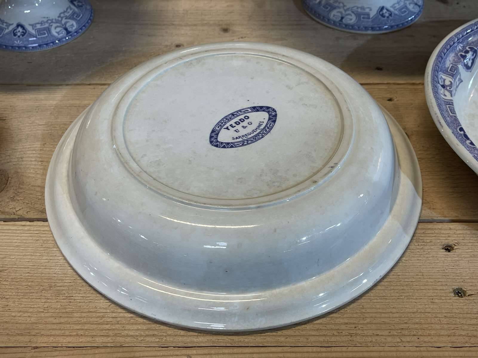 Service yeddo sarreguemines début xxème 67 pièces.