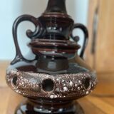 Large vintage 70s ceramic lamp – 1.20m