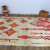 Handmade moroccan berber rug 250 x 147 cm