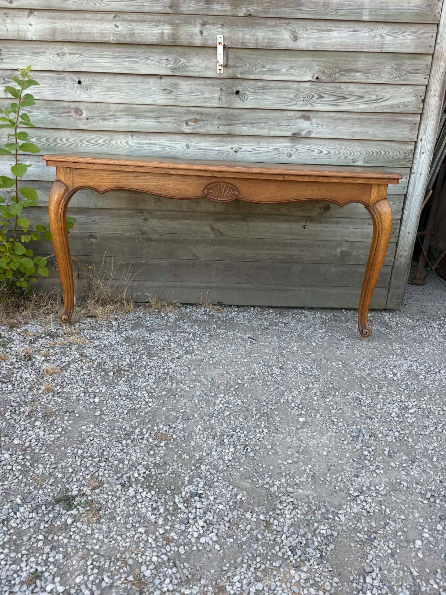 Console style Louis XV en bois