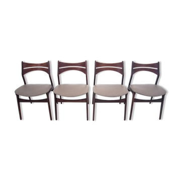 Chairs, Danish design, 1960s Design by Eric Buck.