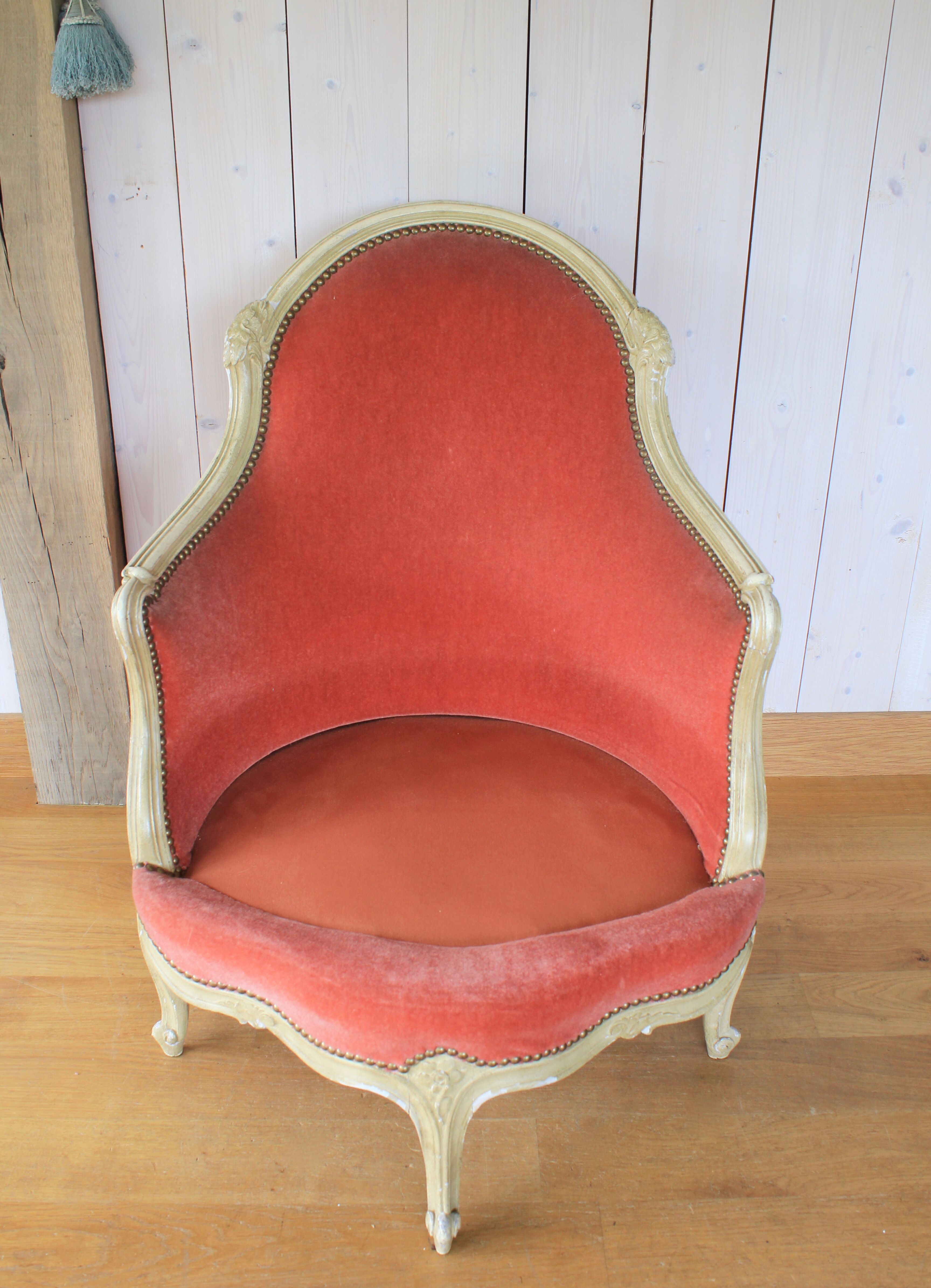 Bergère d'angle Louis XV