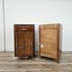 Pair of Art Decò walnut nightstands, 1940