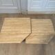 Travertine pull-out tables Classico, Italy, 1970s