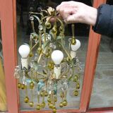 Small Murano drops chandelier