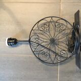 Wrought iron lamp foot