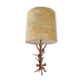 Lampe de table en métal doré 1970