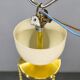 1970s Brass and Lacquered Metal Pendant, Czechoslovakia