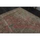 1970s Vintage Persian Handmade Wool Cotton Pink Area Rug 243x353