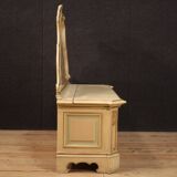Venetian chest in lacquered and painted wood