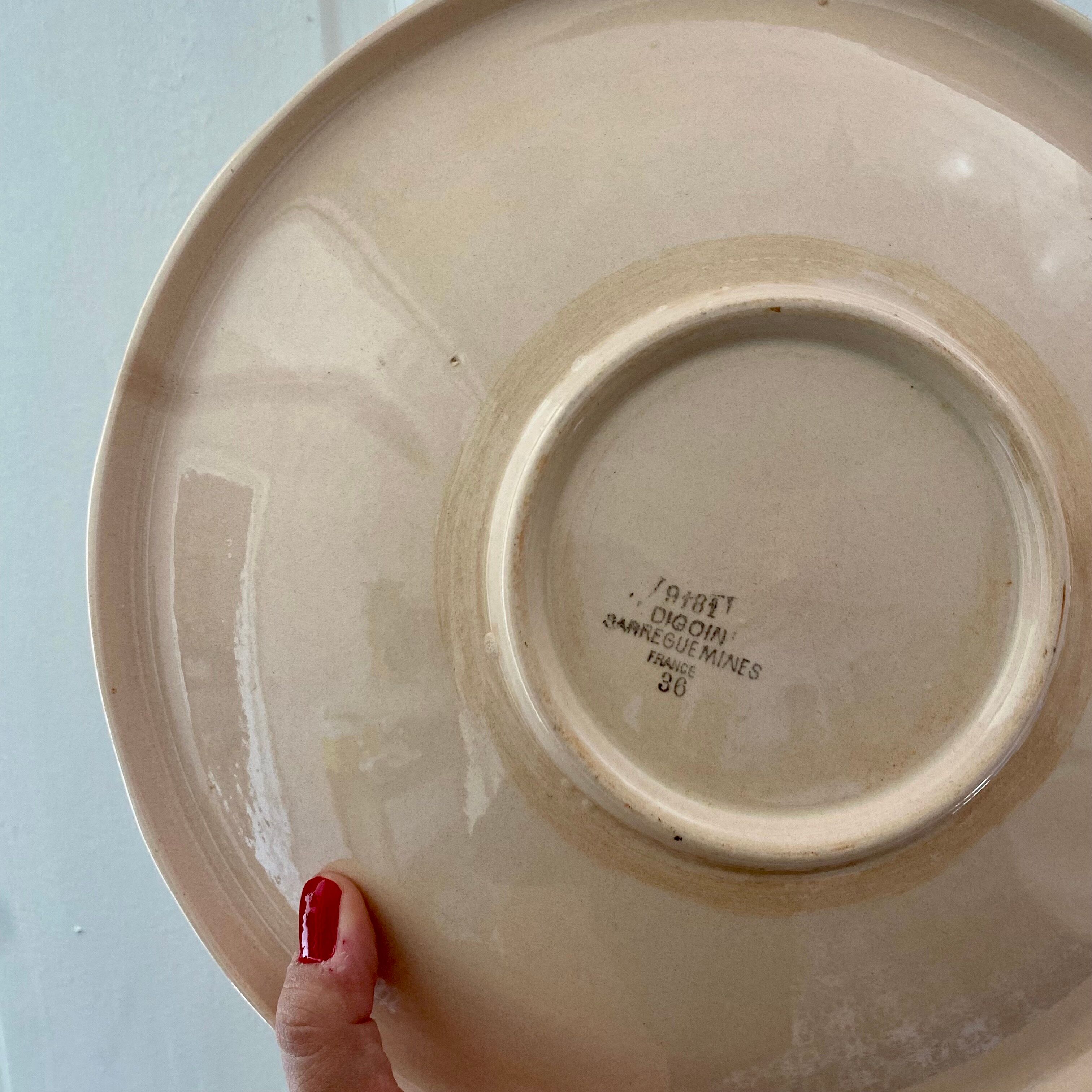 Set of 3 vintage hollow dishes from Digoin