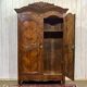 19th-century Rennes wardrobe in cherry wood signed Louis Boutin