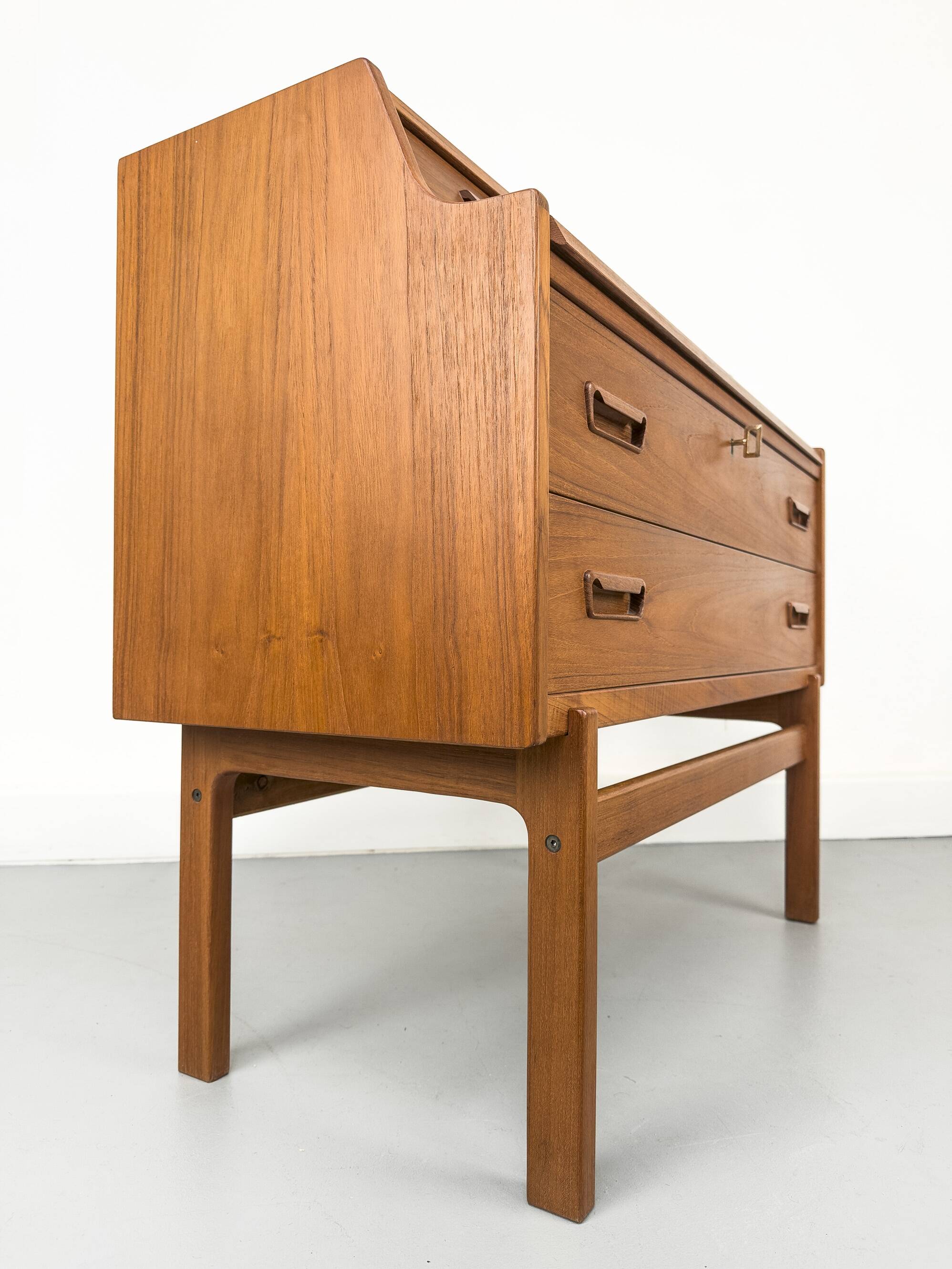 Bureau Secrétaire en Teck par Arne Wahl Iversen pour Vinde Møbelfabrik, 1960s