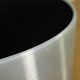 Pot for houseplant 70s stainless