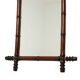 Antique Wooden Faux Bamboo Chinoiserie Mirror 63x52cm
