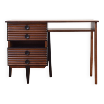 Mid-Century Walnut Desk from UP Závody, 1954.