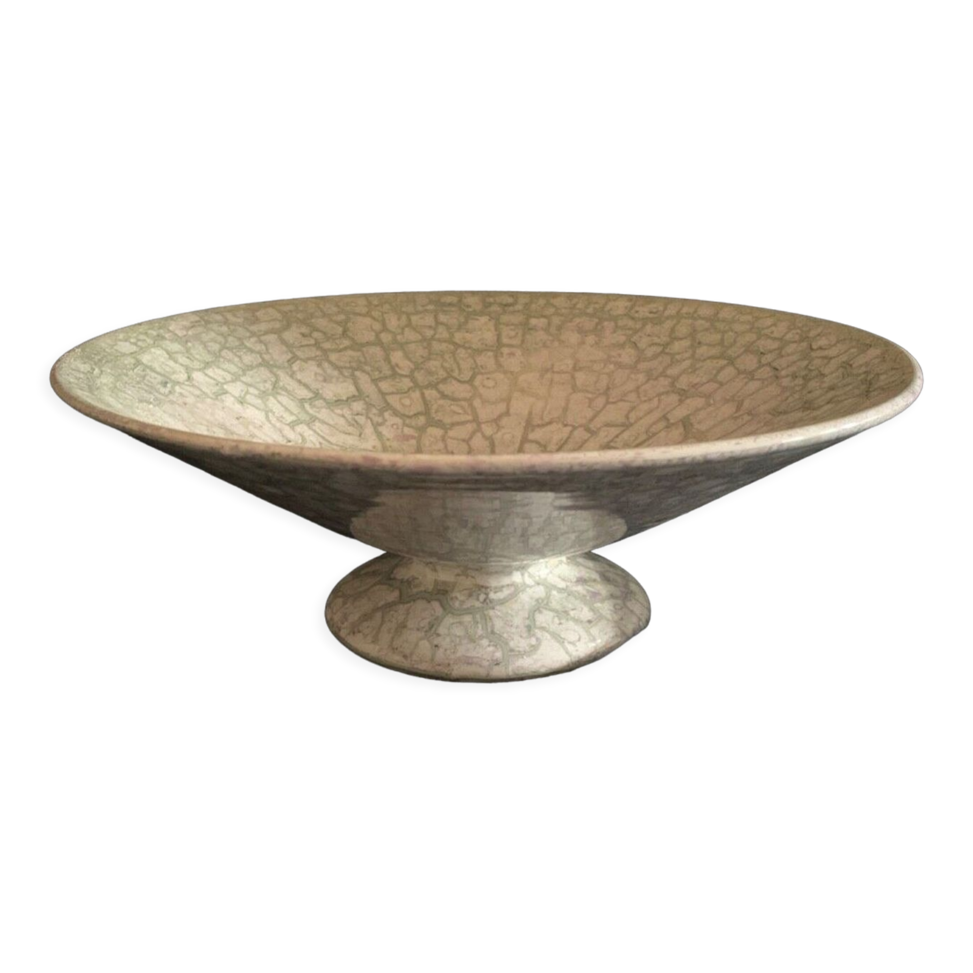 Fruit bowl, ceramic, signed What's by Vincent Cadeaux, large model
