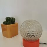 Lampe boule à poser vintage