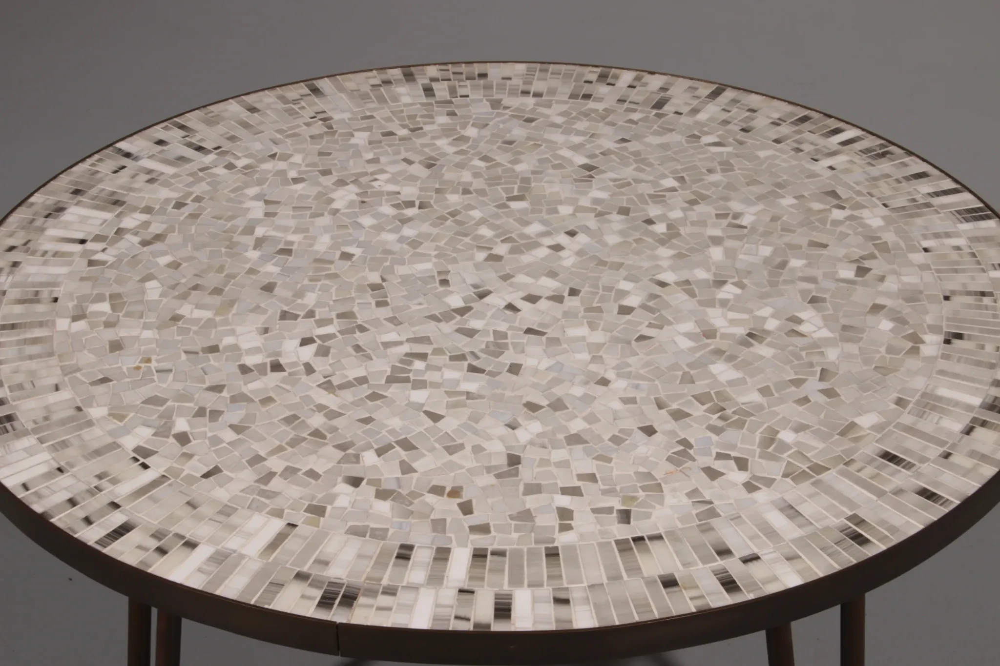 A stunning mosaic coffee table by German sculptor Berthold Müller