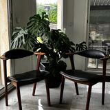 Pair of Danish teak armchairs by Erik Kirkegaard, 1950s