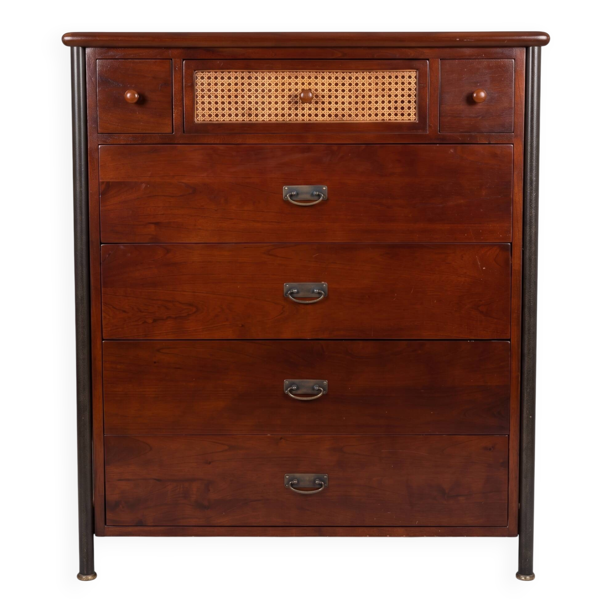 Exotic wood chest of drawers