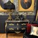 Commode Sauteuse Louis XV avec Marbre