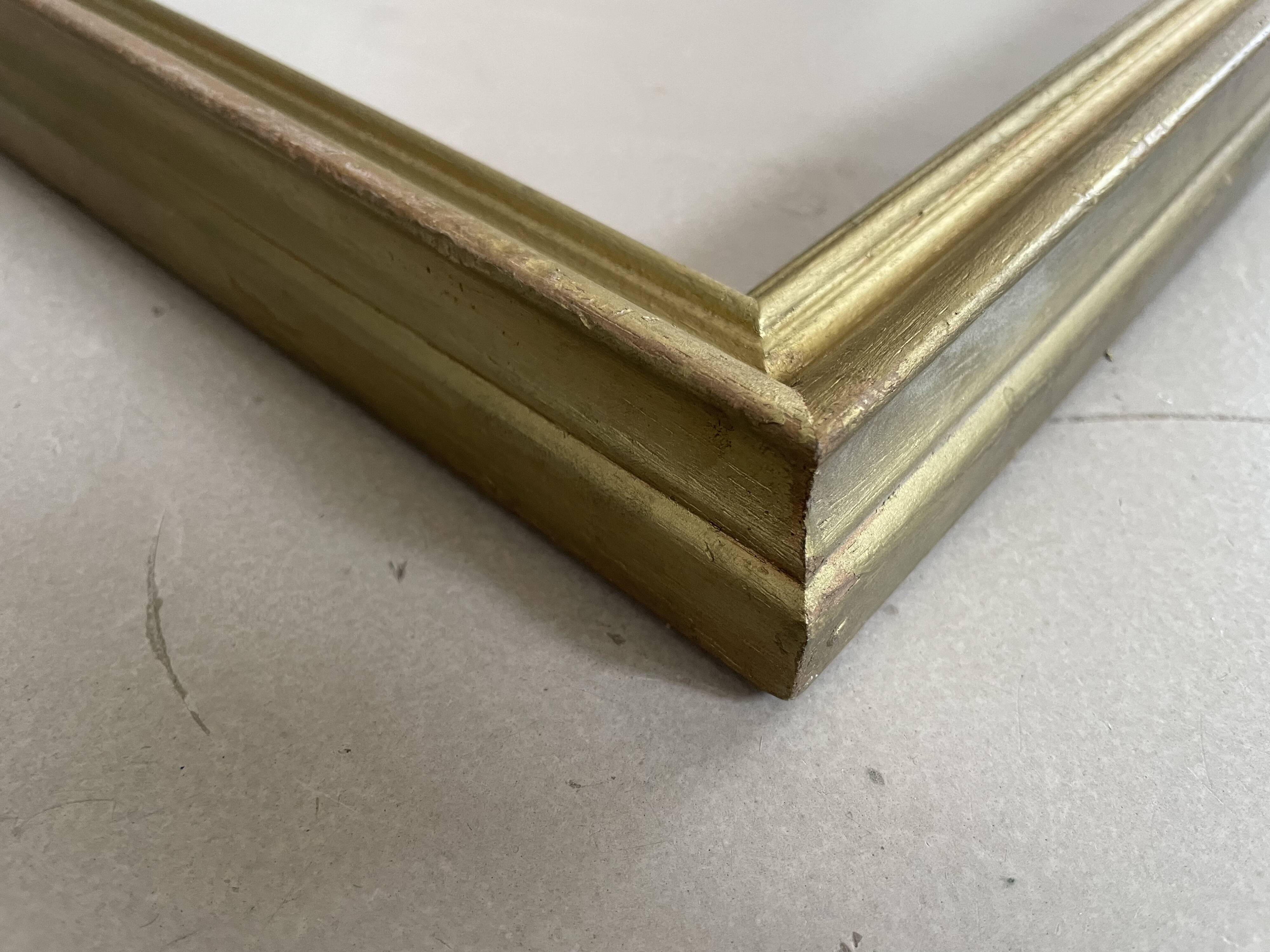 Golden wooden frame 45x68cm