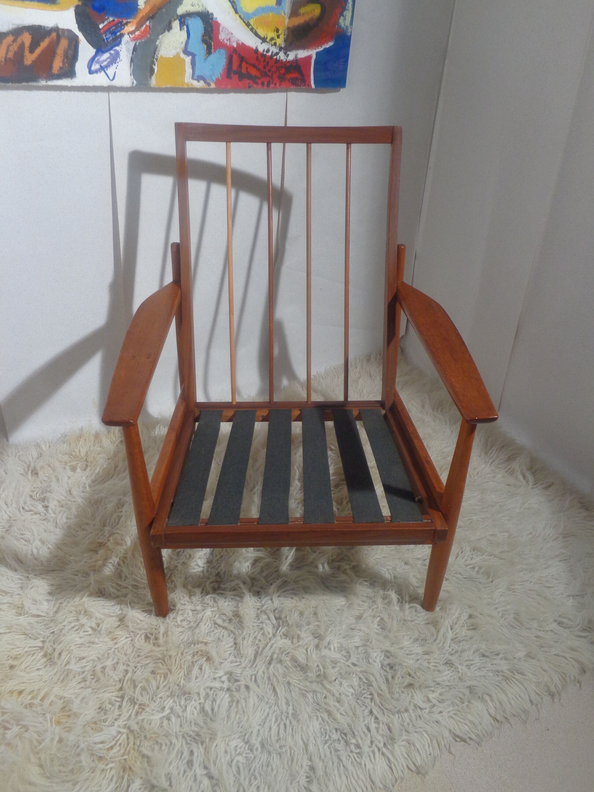 Pair of scandinavian armchairs of the years 60