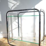 Desserte verre & chrome