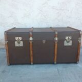 Old travel trunk