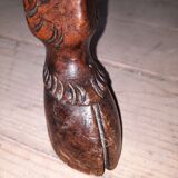 Paire de chaises anciennes pieds sabot