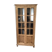 Parisian glass cabinet bookcase