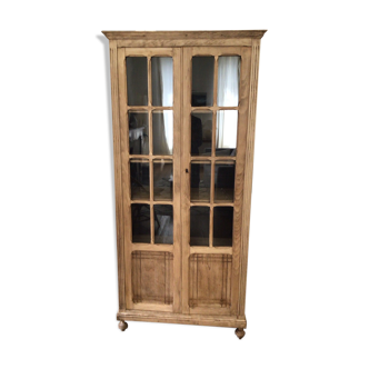 Armoire parisienne vitrée bibliothèque