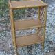 Vintage bamboo and rattan shelf 1960/70