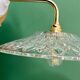 Coudé wall lamp with an old cut glass lampshade - tableware collection