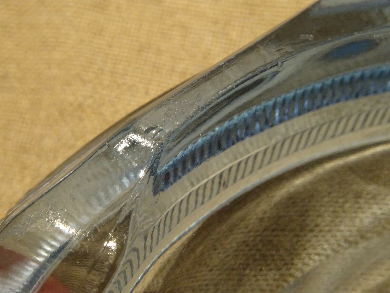 Empty pocket ashtray cup blue dancer vintage dancer 50's