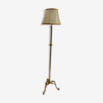 Louis XV style lamppost in gilded bronze