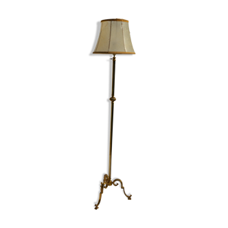 Louis XV style lamppost in gilded bronze
