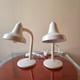 New flexible bedside lamps Aluminor - Vintage design in pink colour.