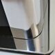 Stainless steel lamp foot and plexiglass black design 70s / 80s