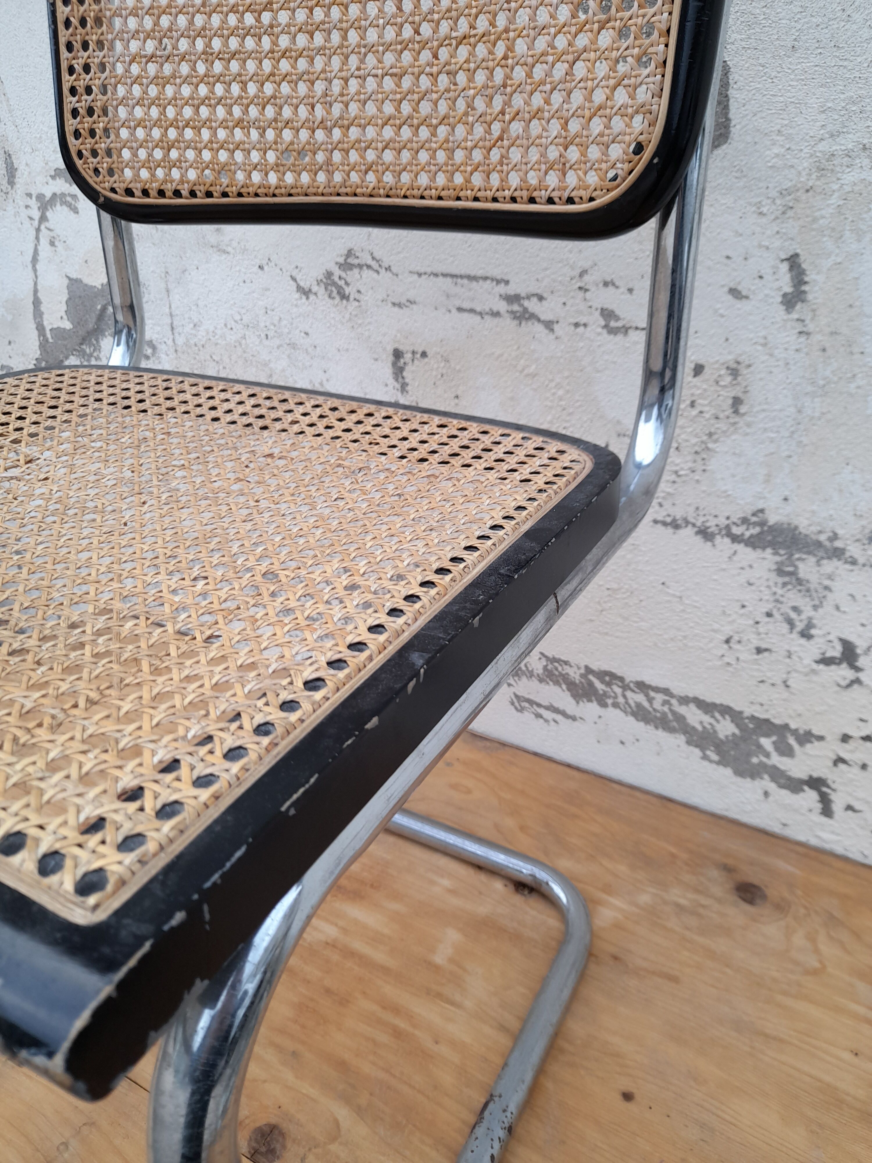 Chaise Marcel Breuer b32 signé Italy