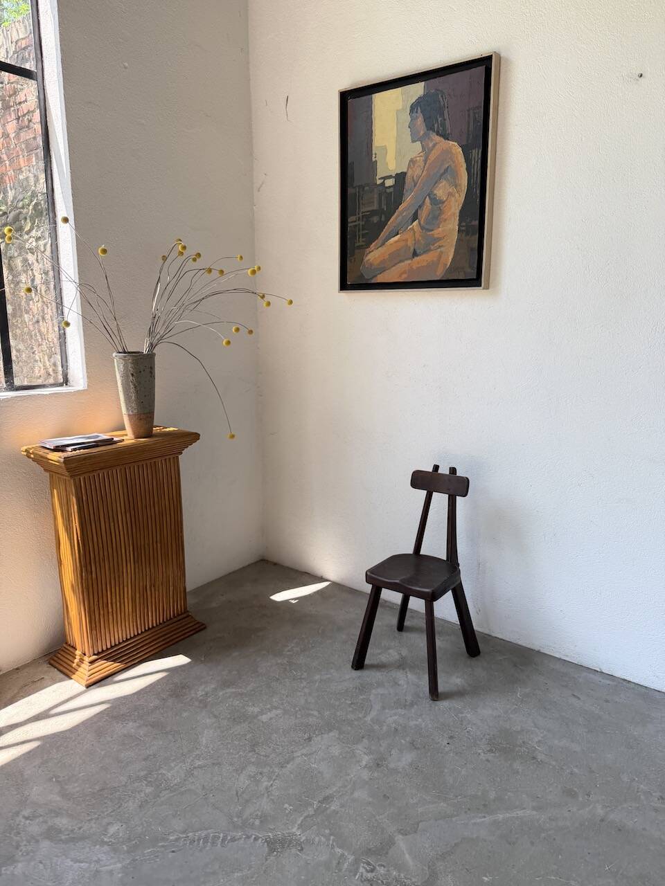 Brutalist children's chair 1900